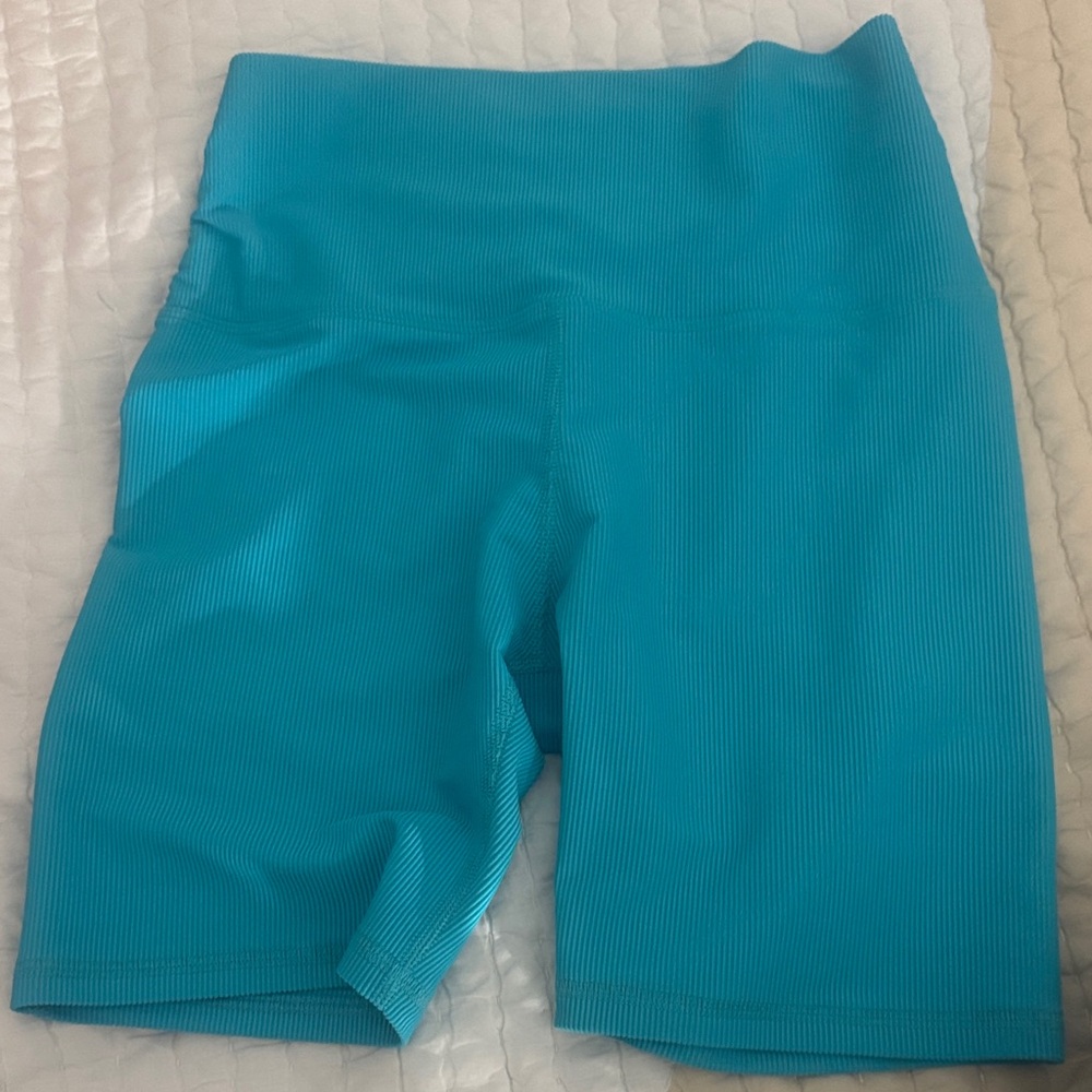 Vibrant Teal Women's Bike Shorts
